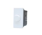 Modulo Dimmer Rotativo Lâmpada Led 1 Módulo Bivolt 250w Branco Unno N1160.2 Bl Abb