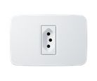 Conjunto 1 Tomada 2p T 4x2 250v 10a Branco Origen N0536 Bl Abb