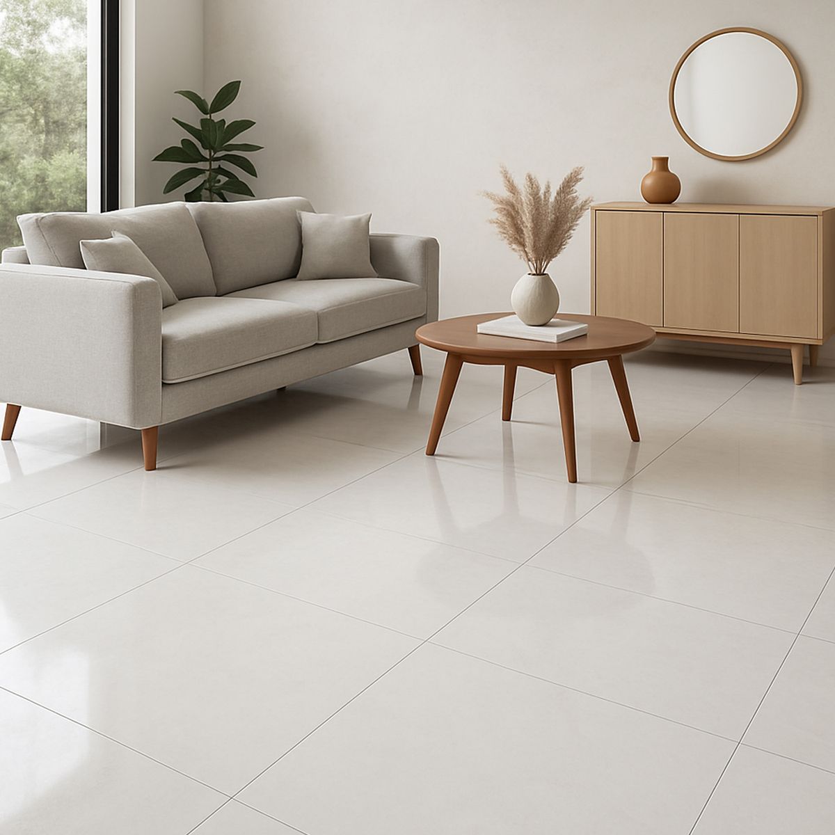 Piso Polido Retificado Branco Interno 88x88cm Caica 2,32m² Formigres, marca Formigres - Foto Principal