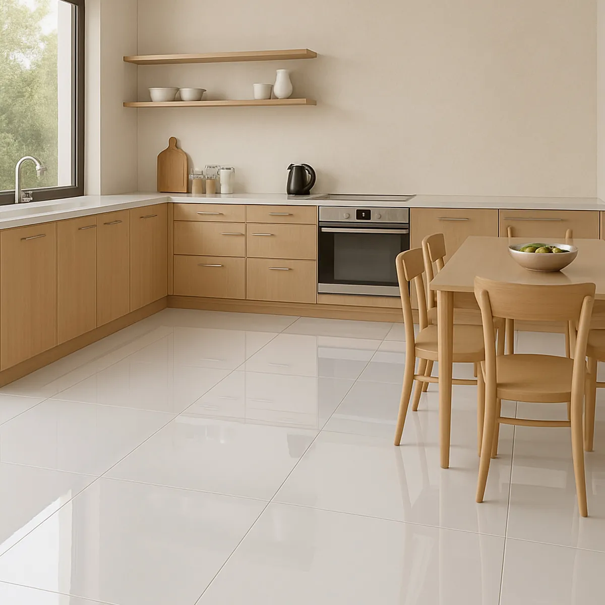 Piso Polido Retificado Branco Interno 88x88cm Caica 2,32m² Formigres, marca Formigres - Foto 2