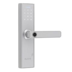 Fechadura Digital de Embutir com Biometria Esf-de2000b - Prata Elsys