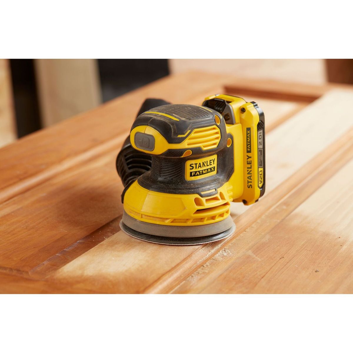 Lixadeira Roto Orbital V20 Bare sem Bateria e Carregador Stanley, marca Stanley - Foto 2