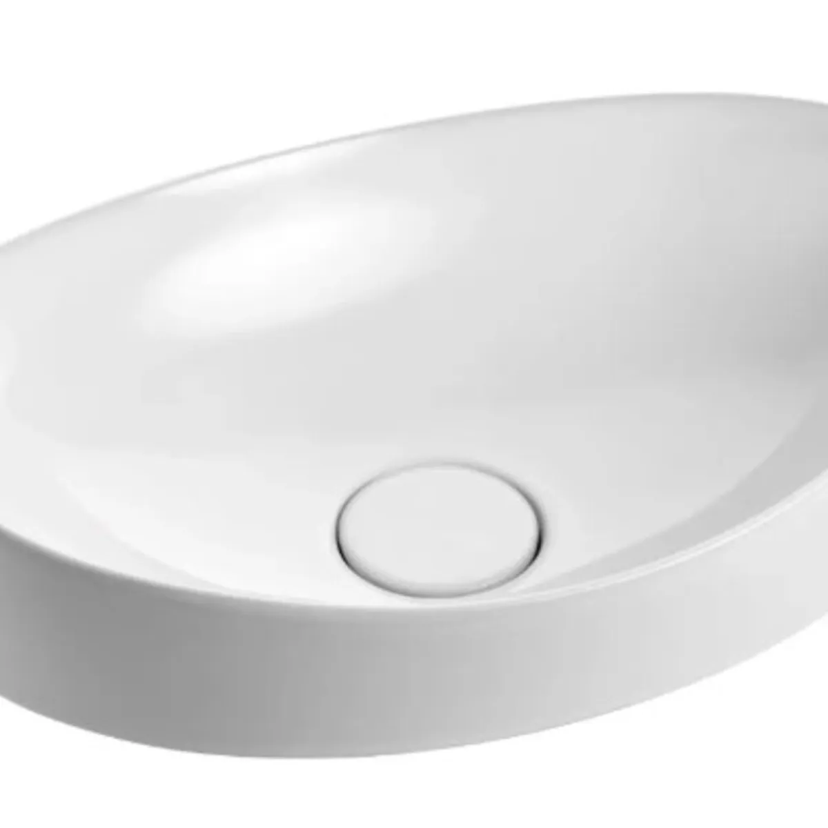 Cuba de Apoio Oval Branca 47x33cm Ica2100 Icasa, marca Icasa - Foto Principal
