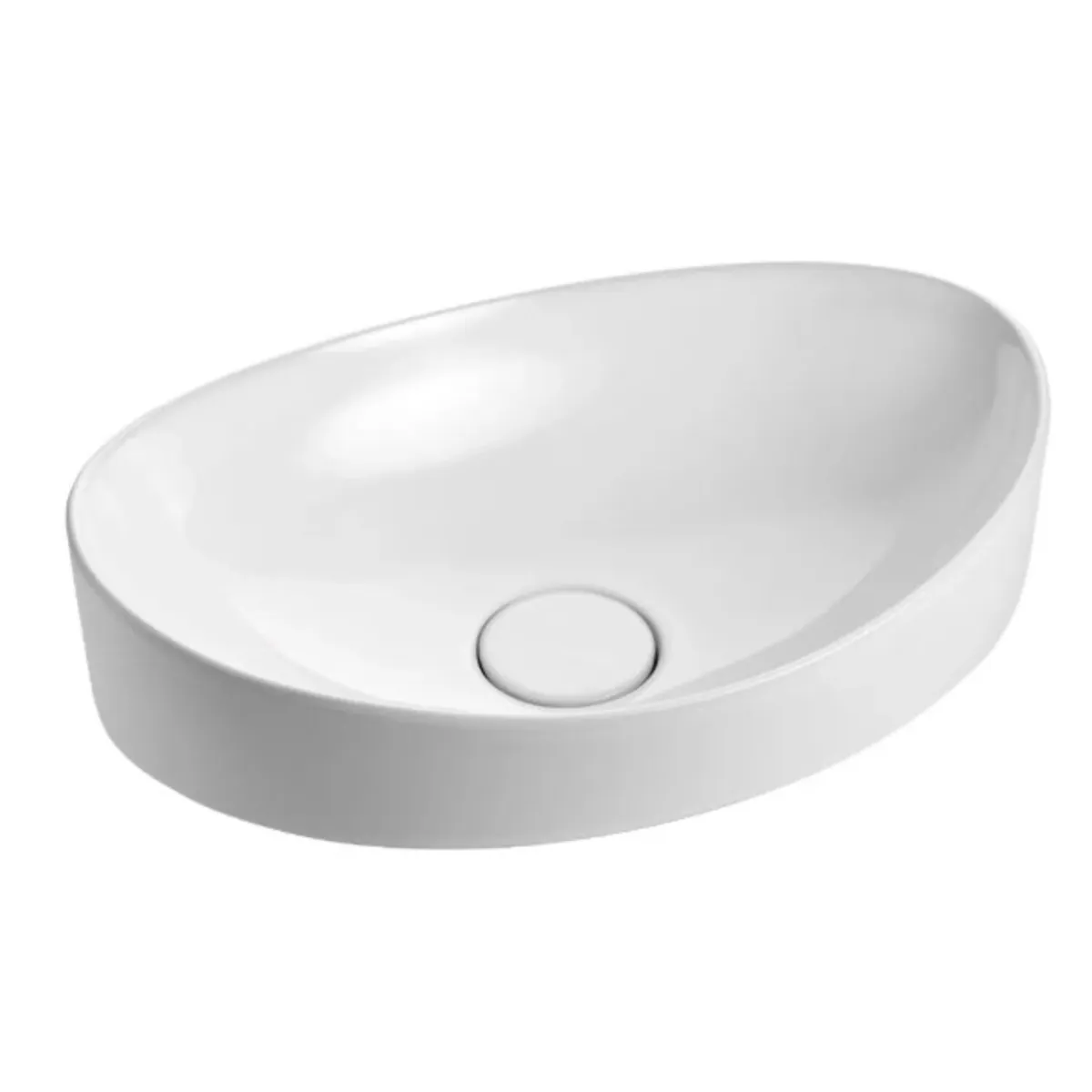 Cuba de Apoio Oval Branca 47x33cm Ica2100 Icasa, marca Icasa - Foto Principal