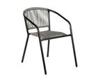 Cadeira de Rattan Cinza Guadalajara Just Home Collection