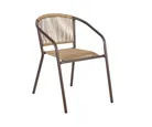 Cadeira de Rattan Guadalajara Bege Just Home Collection