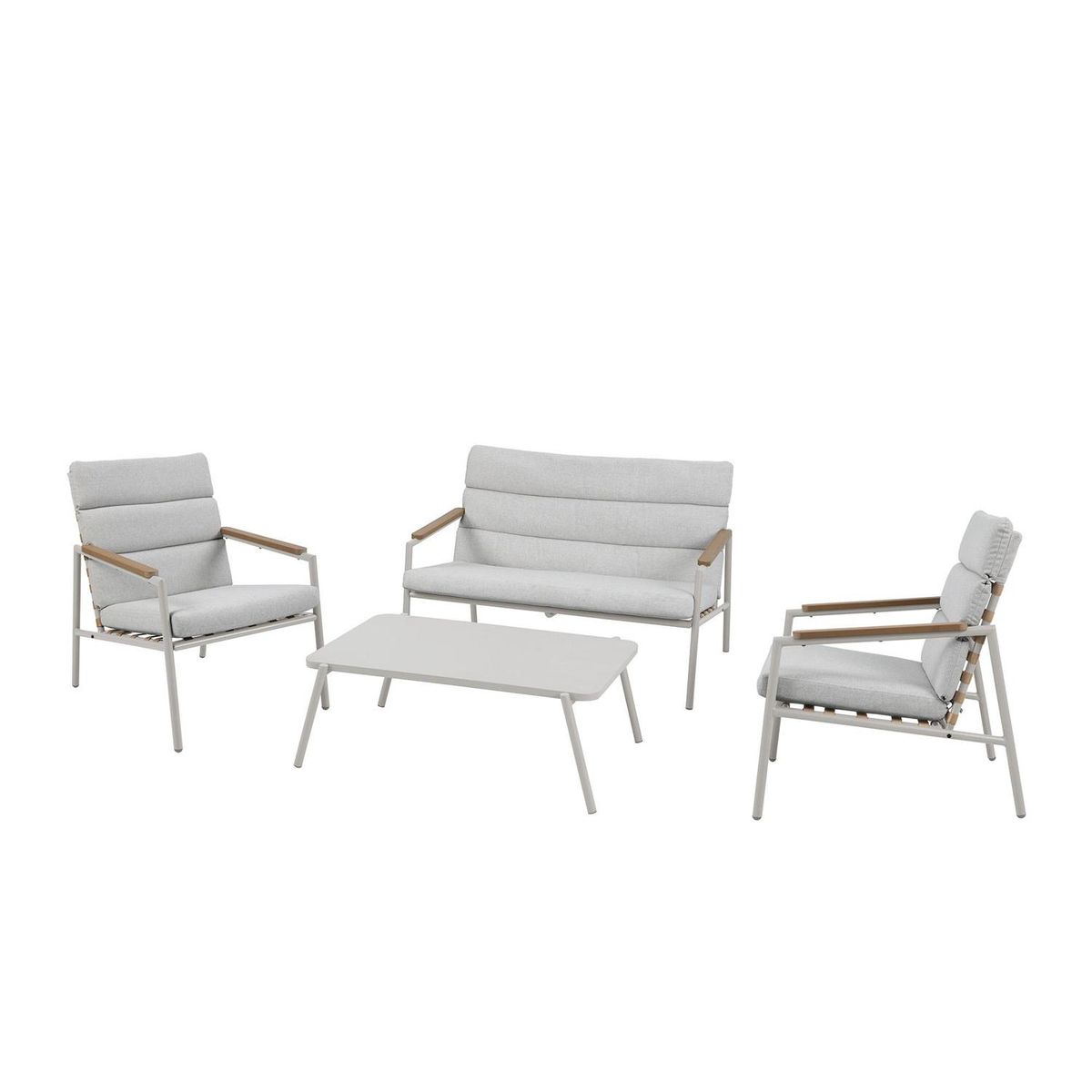 Conjunto de 4 Peças Living Metal Rio Just Home Collection, marca Just Home Collection - Foto Principal