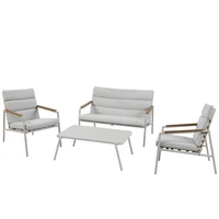 Conjunto de 4 Peças Living Metal Rio Just Home Collection