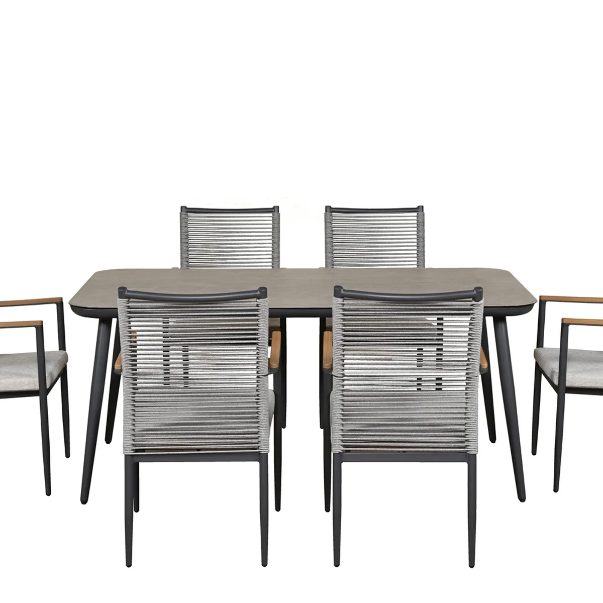 Conjunto de Jantar Barcelona em Alumínio para 6 Lugares Just Home Collection, marca Just Home Collection - Foto Principal