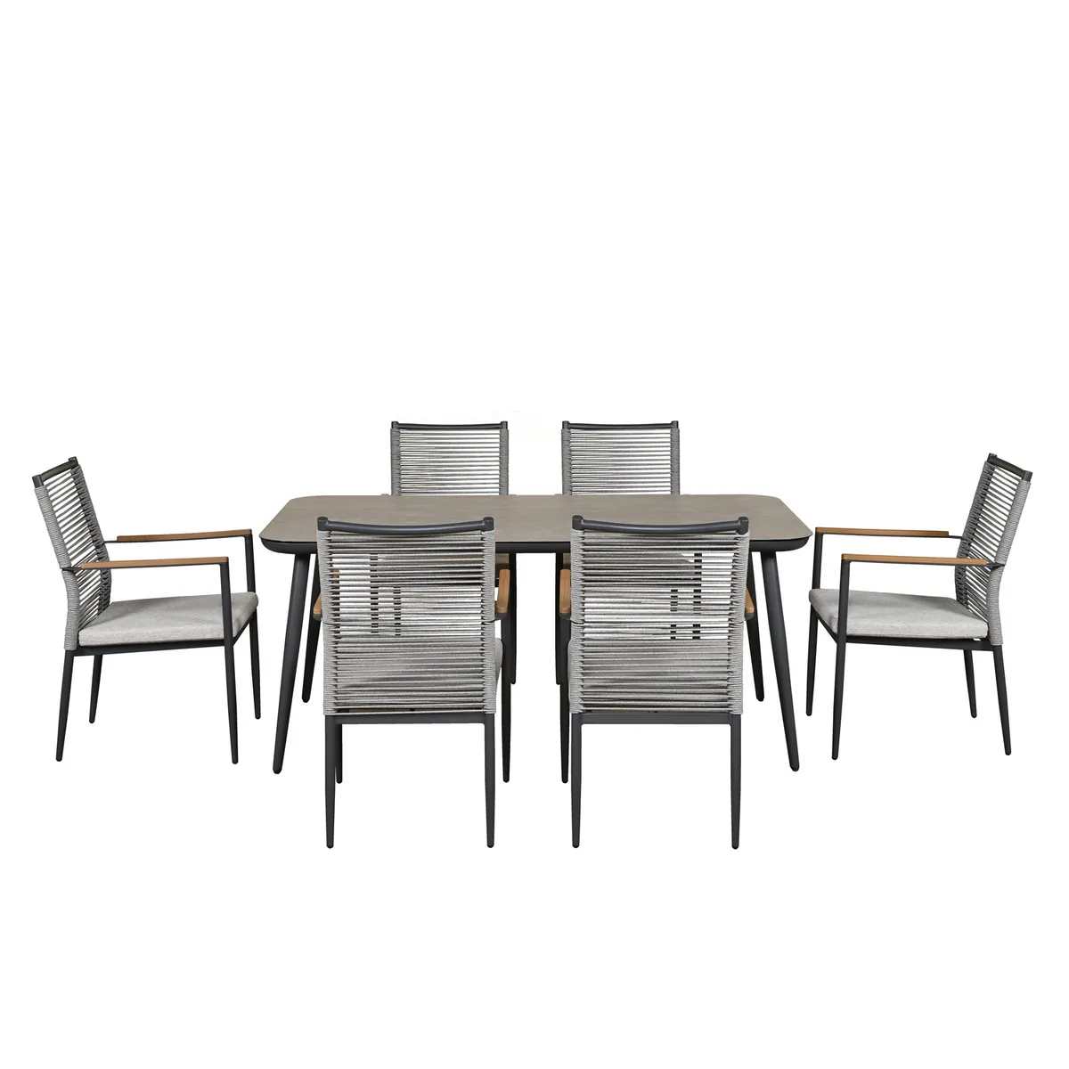 Conjunto de Jantar Barcelona em Alumínio para 6 Lugares Just Home Collection, marca Just Home Collection - Foto Principal