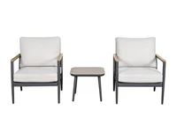 Conjunto de Varanda de Alumínio Barcelona 3 Peças Just Home Collection