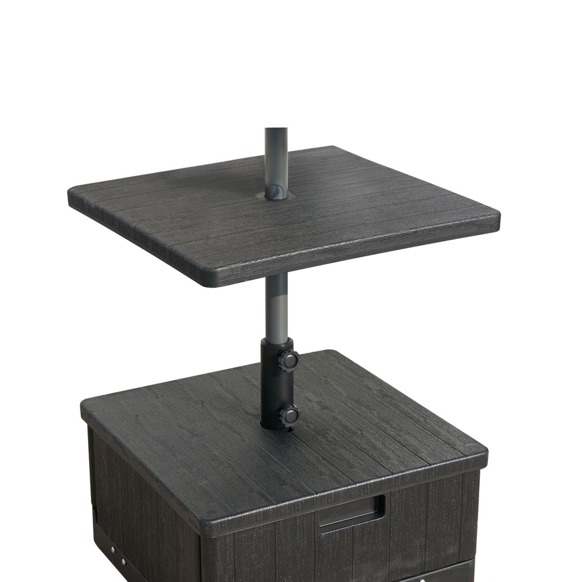 Base de Guarda-chuva com Mesa Preta Just Home Collection, marca Just Home Collection - Foto Principal