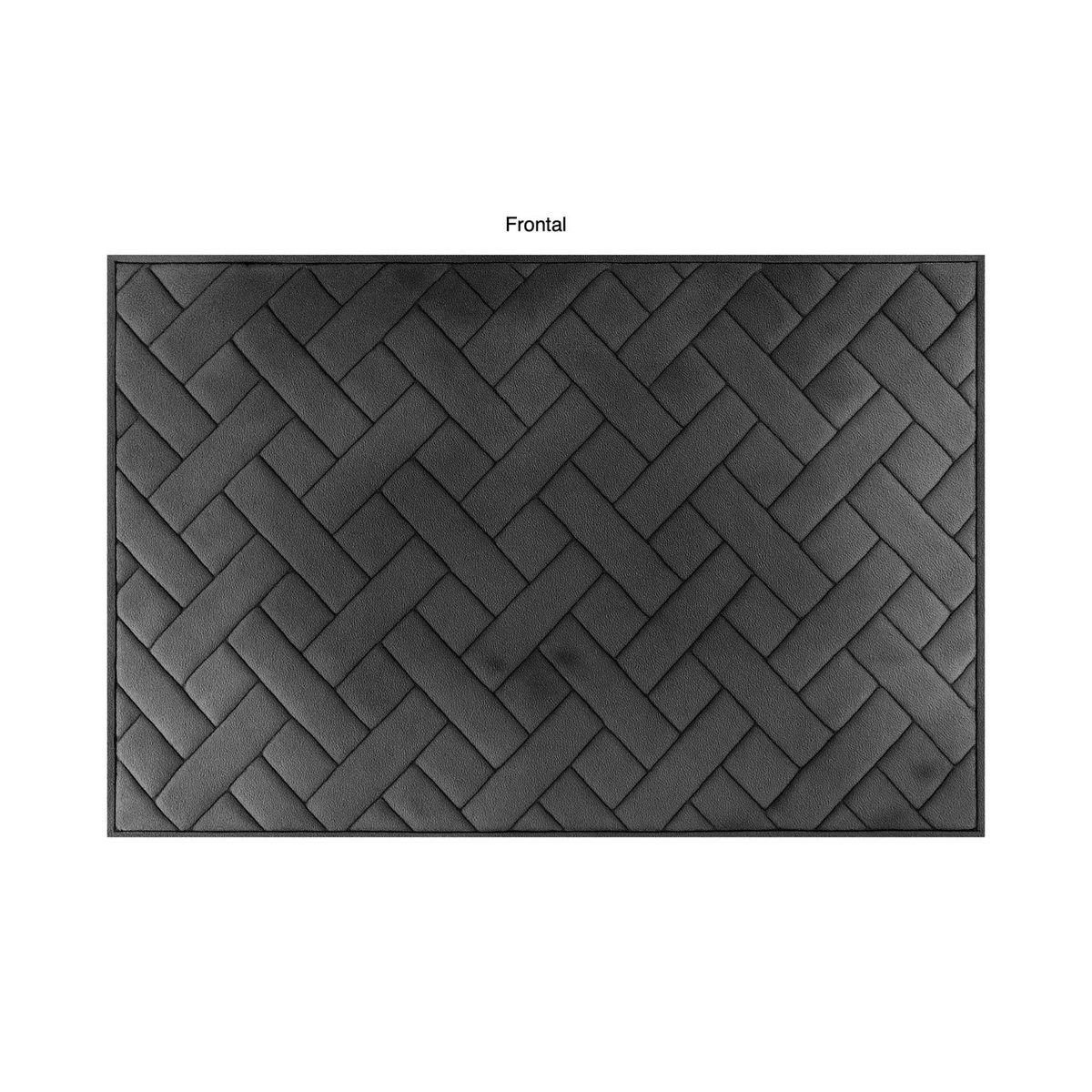 Kit 2 Tapetes Banheiro 40x60 Weav Cinza Just Home Collection, marca Just Home Collection - Foto Principal