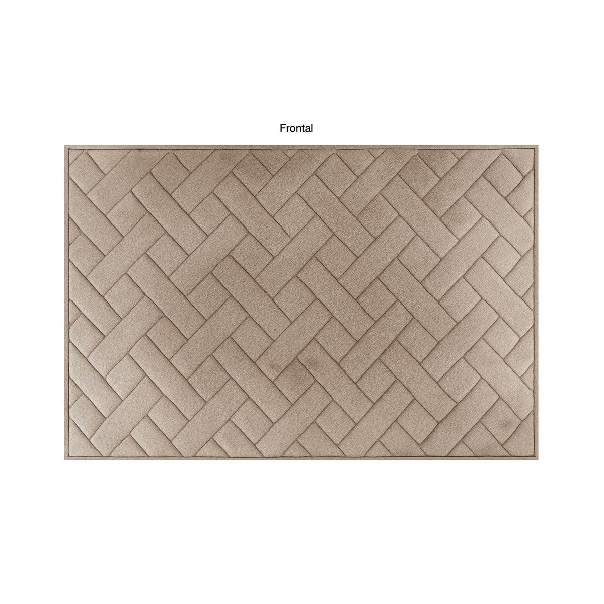 Kit 2 Tapetes Banheiro 40x60 Weav Bege Just Home Collection, marca Just Home Collection - Foto Principal