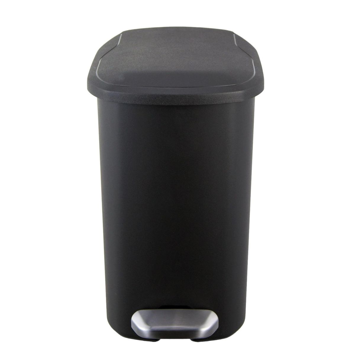 Lixeira 6 Litros Retangular Abs Preta Just Home Collection, marca Just Home Collection - Foto Principal