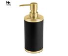 Dispensador Mitchell Preto e Dourado Just Home Collection