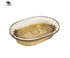 Saboneteira Floral Dourada Just Home Collection