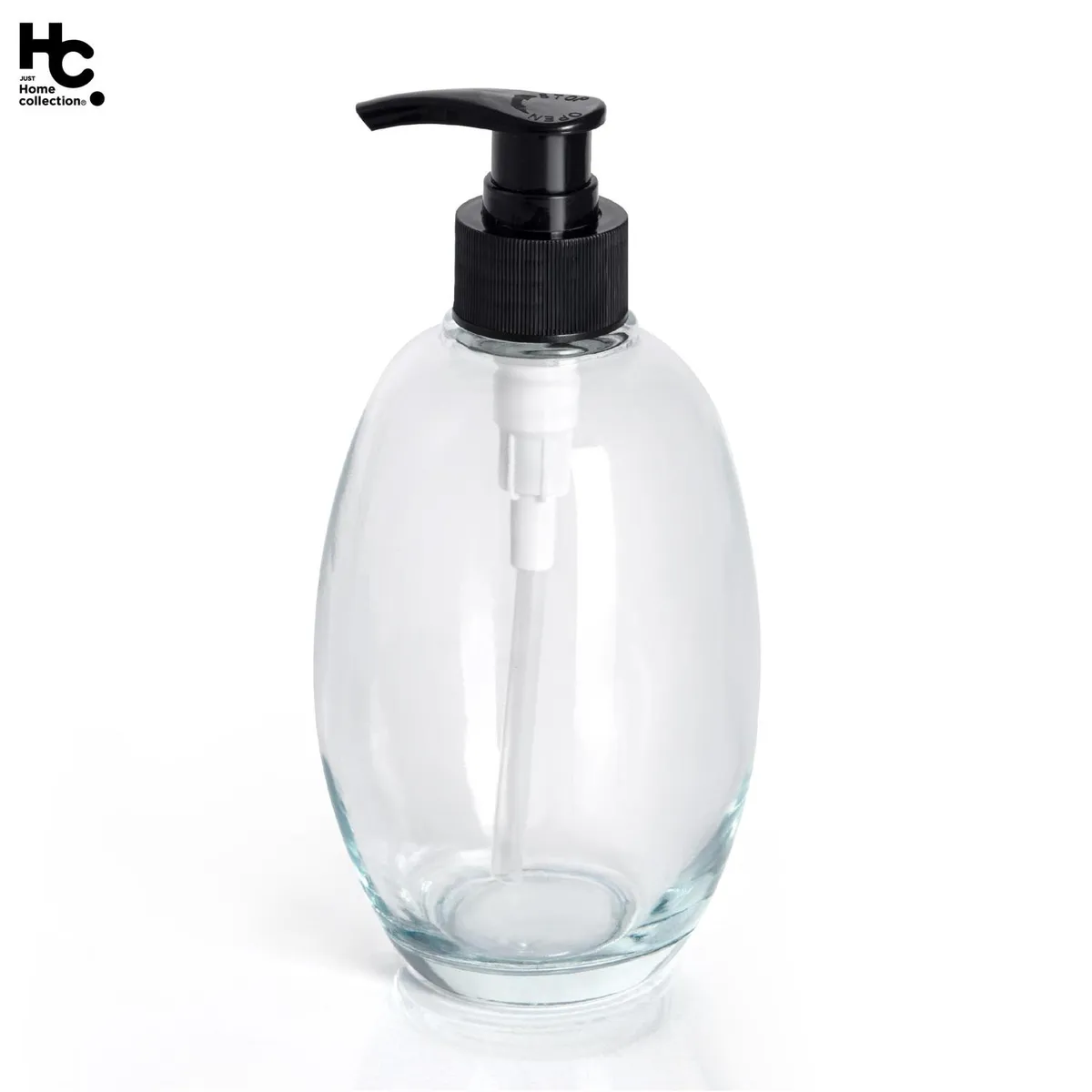 Dispensador Vidro Básico Preto Just Home Collection, marca Just Home Collection - Foto Principal