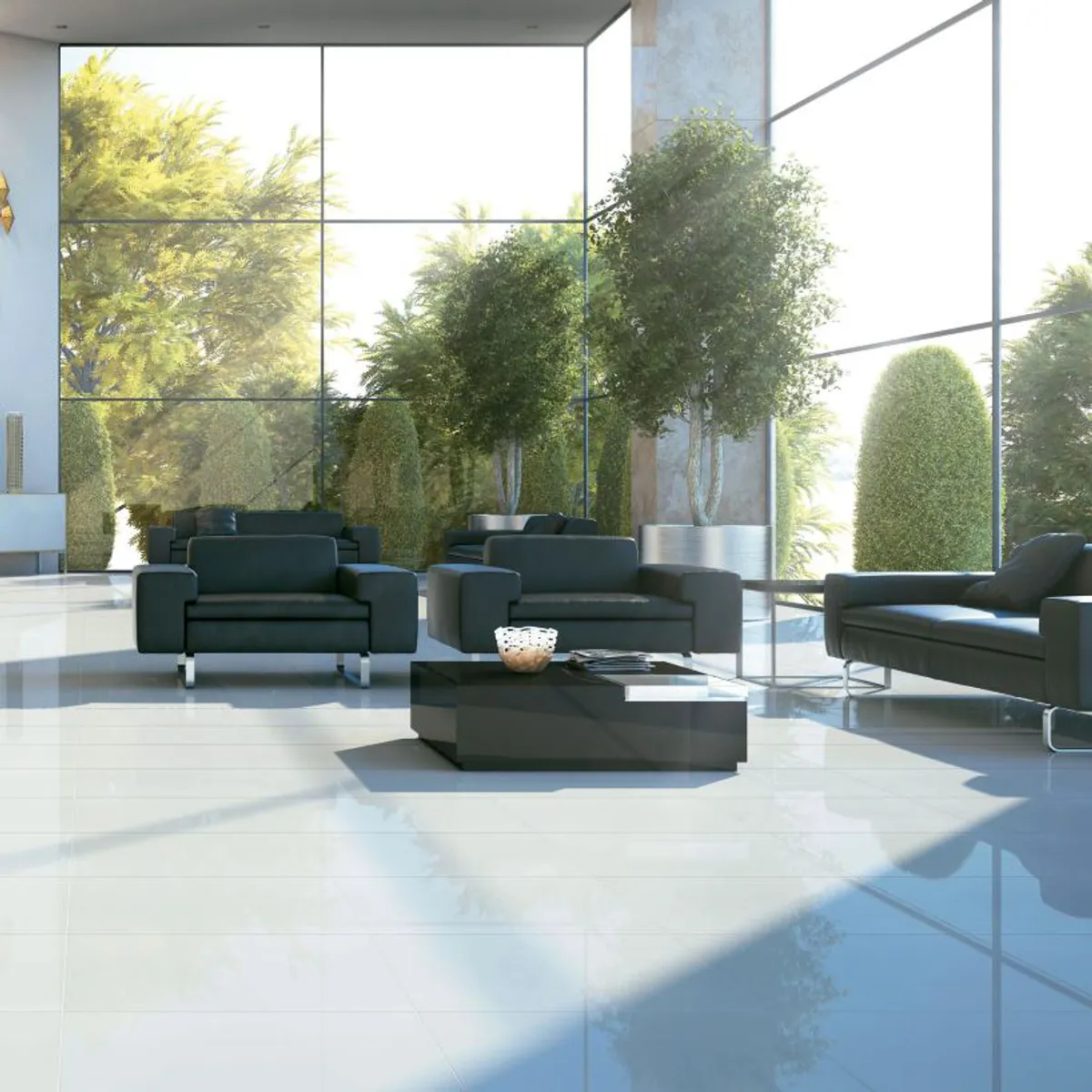 Porcelanato Retificado Polido Bianco Master Bege Interno 80x80 Cm Caixa 2,56 M² Elizabeth, marca Elizabeth - Foto Principal