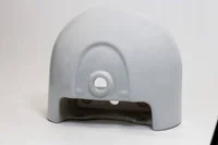 Lavatório Louça para Coluna Gardênia 47x39cm Cinza Mari Louças