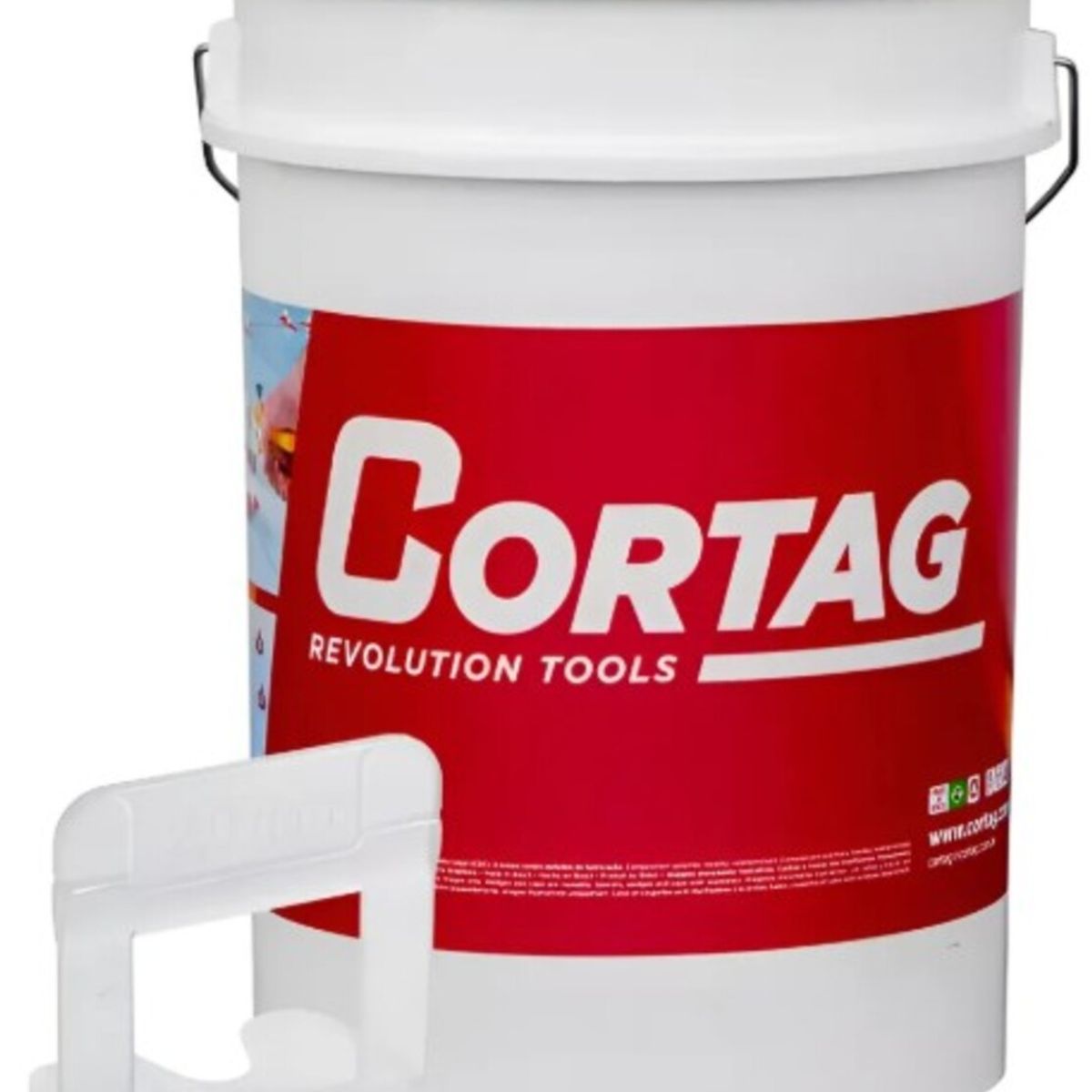 Espaçador Nivelador Smart 2,0 Mm Balde com 1000 Peças Cortag, marca Cortag - Foto Principal