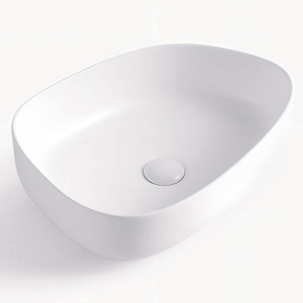 Lavatório Cerâmico Sobrepor Shape Branco Fosco Sensi Dacqua, marca Sensi Dacqua - Foto Principal