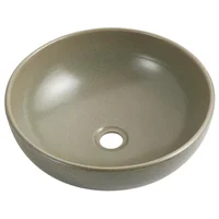 Lavabo Sobrepor Redondo Textura Verde Escuro Sensi Dacqua