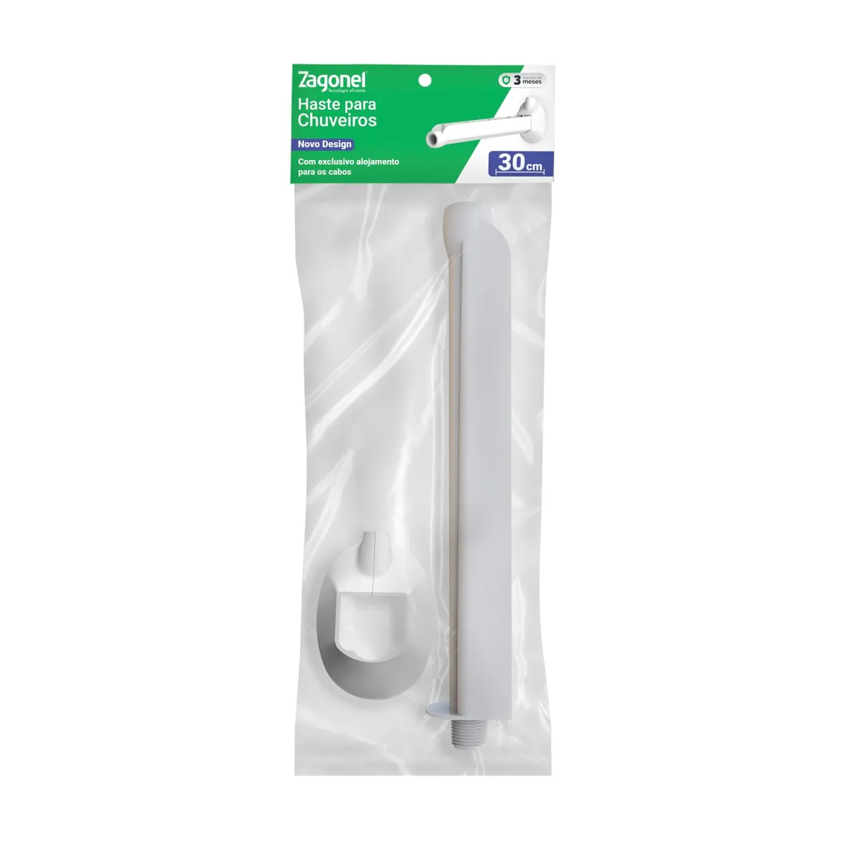 Cano Ducha 30 Cm Matizado Zagonel, marca Zagonel - Foto Principal
