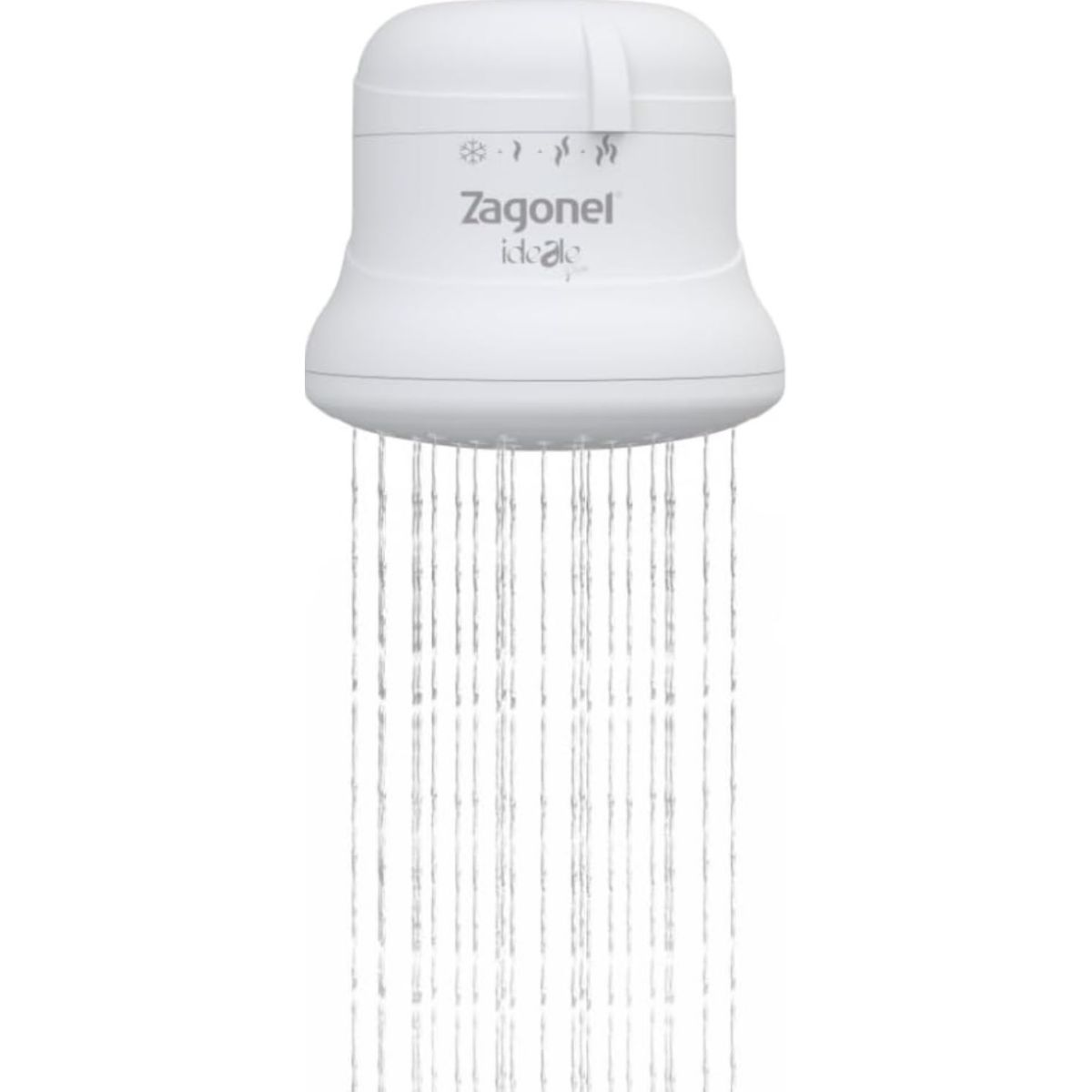 Chuveiro Elétrico Multitemperatura 220v 6800w Branco Redondo Ideale Plus sem Cano Zagonel, marca Zagonel - Foto Principal
