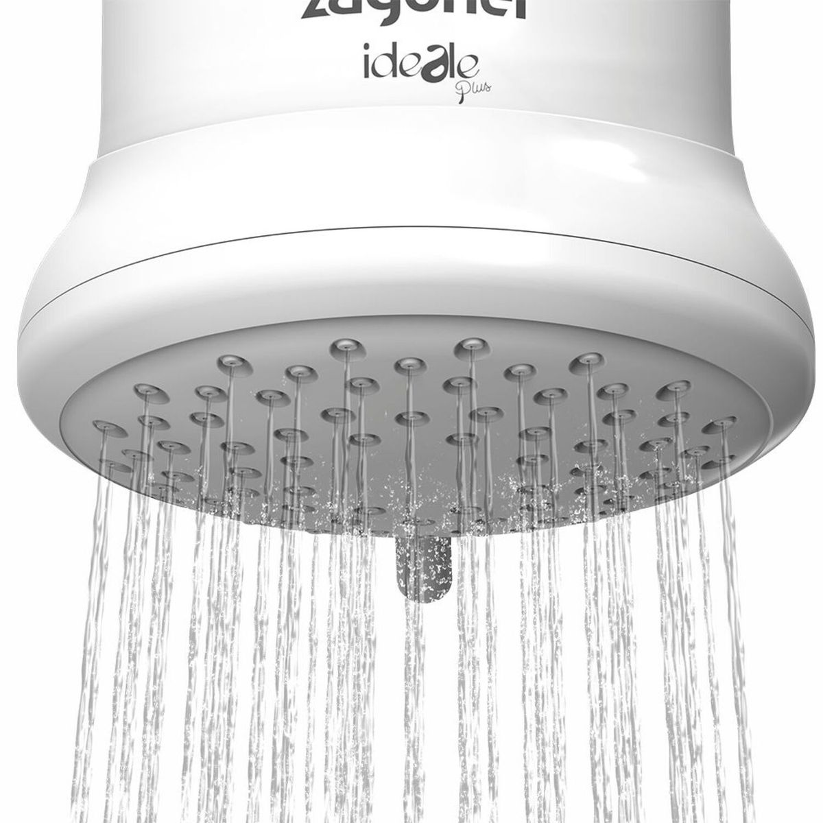 Chuveiro Elétrico Multitemperatura 220v 6800w Branco Redondo Ideale Plus sem Cano Zagonel, marca Zagonel - Foto 2