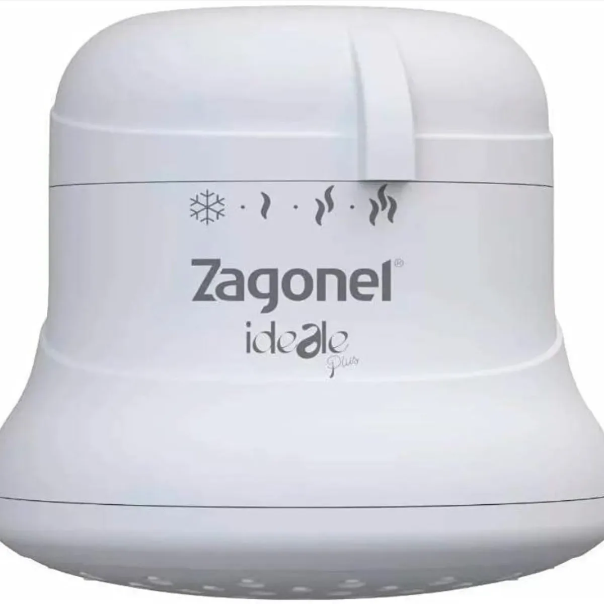 Chuveiro Elétrico Multitemperatura 127v 5500w Branco Redondo Ideale Plus sem Cano Zagonel, marca Zagonel - Foto Principal