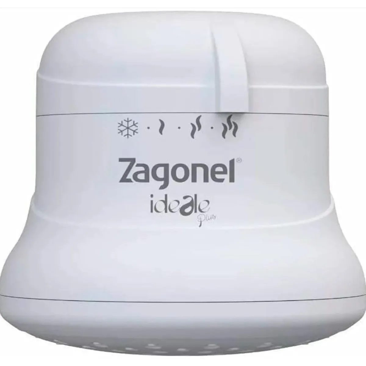 Chuveiro Elétrico Multitemperatura 127v 5500w Branco Redondo Ideale Plus sem Cano Zagonel, marca Zagonel - Foto Principal