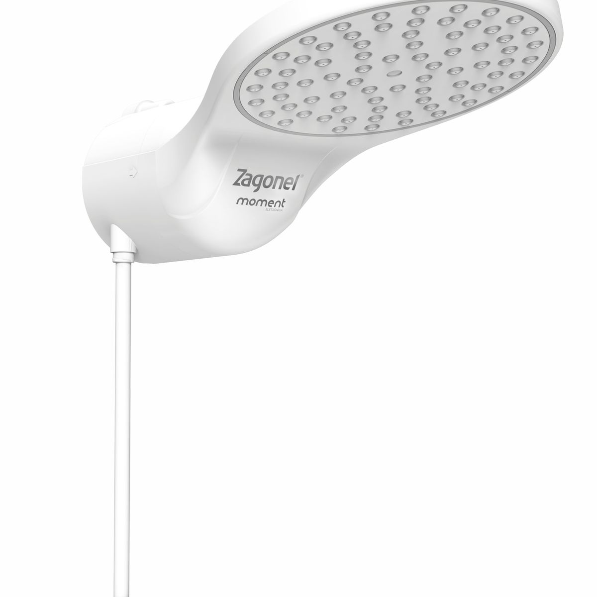 Chuveiro Eletrônico 220v 7500w Branco Redondo Moment Zagonel, marca Zagonel - Foto Principal