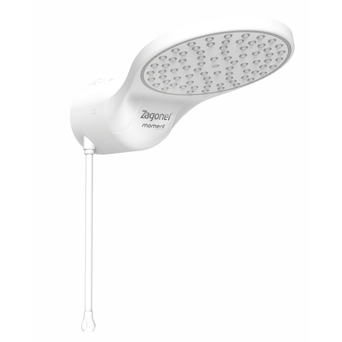 Chuveiro Eletrônico 220v 7500w Branco Redondo Moment Zagonel, marca Zagonel - Foto Principal
