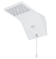 Chuveiro Elétrico Eletrônico 220v 7500w Branco Quadrado Ducali Zagonel