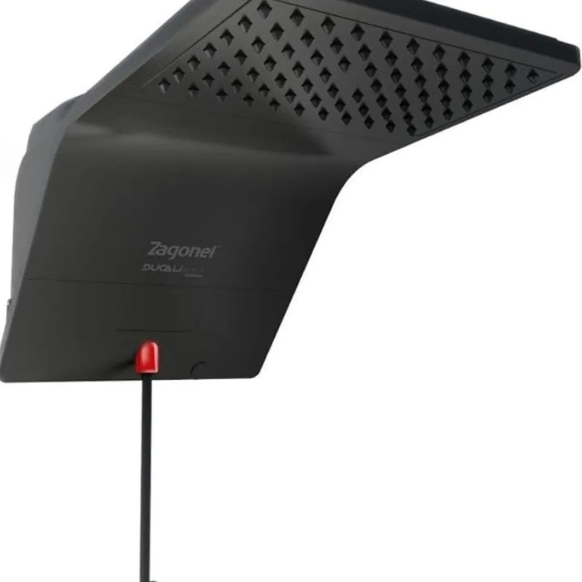 Chuveiro Elétrico Eletrônico 220v 6800w Preto Quadrado Ducali Zagonel, marca Zagonel - Foto Principal