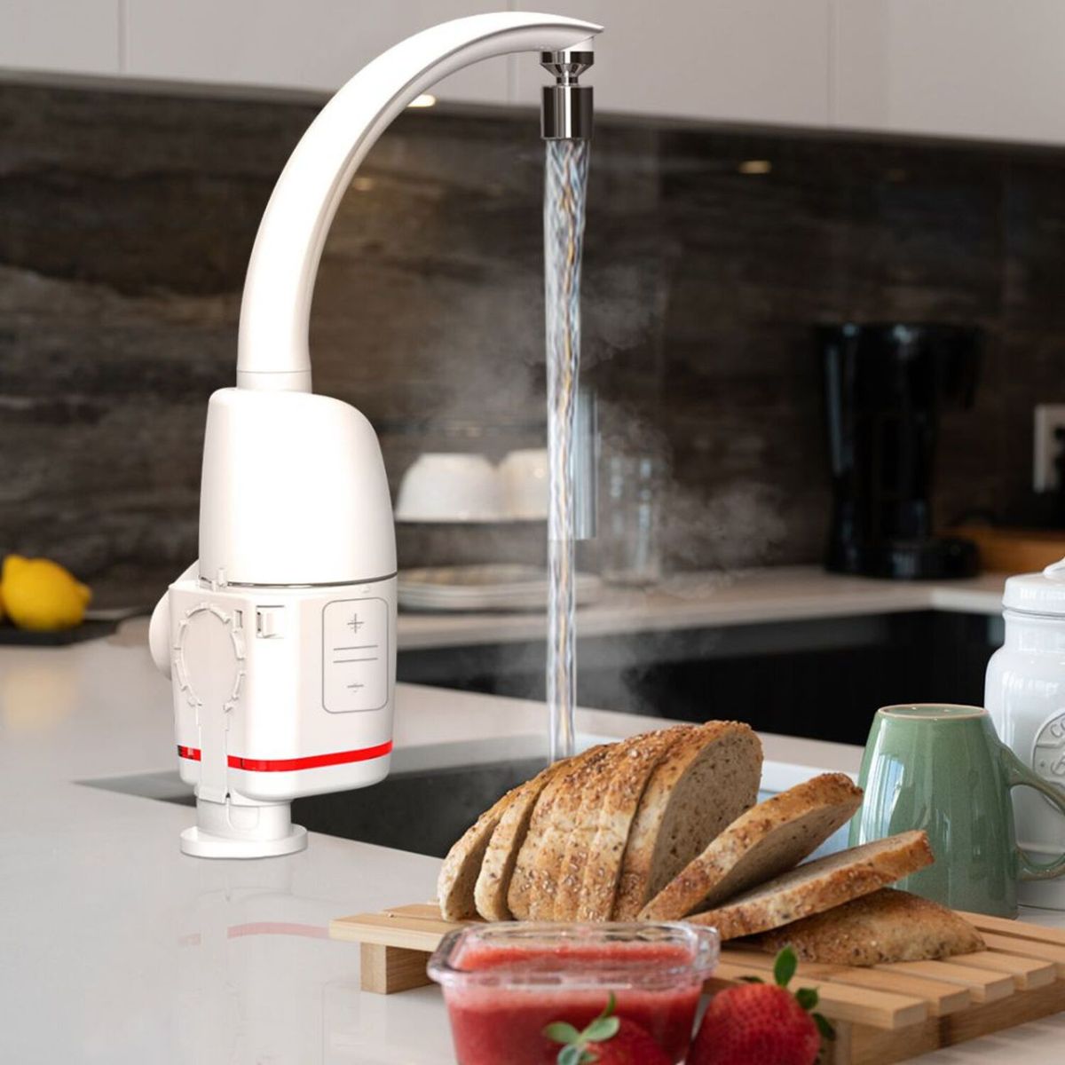 Torneira Elétrica Zagonel Prima Touch Branca - 127v , marca Zagonel - Foto 2