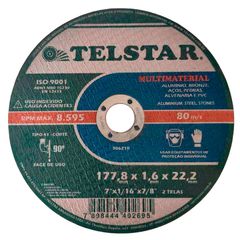 Disco Corte Multimaterial 7x1/16x7/8 Telstar Abrasivos