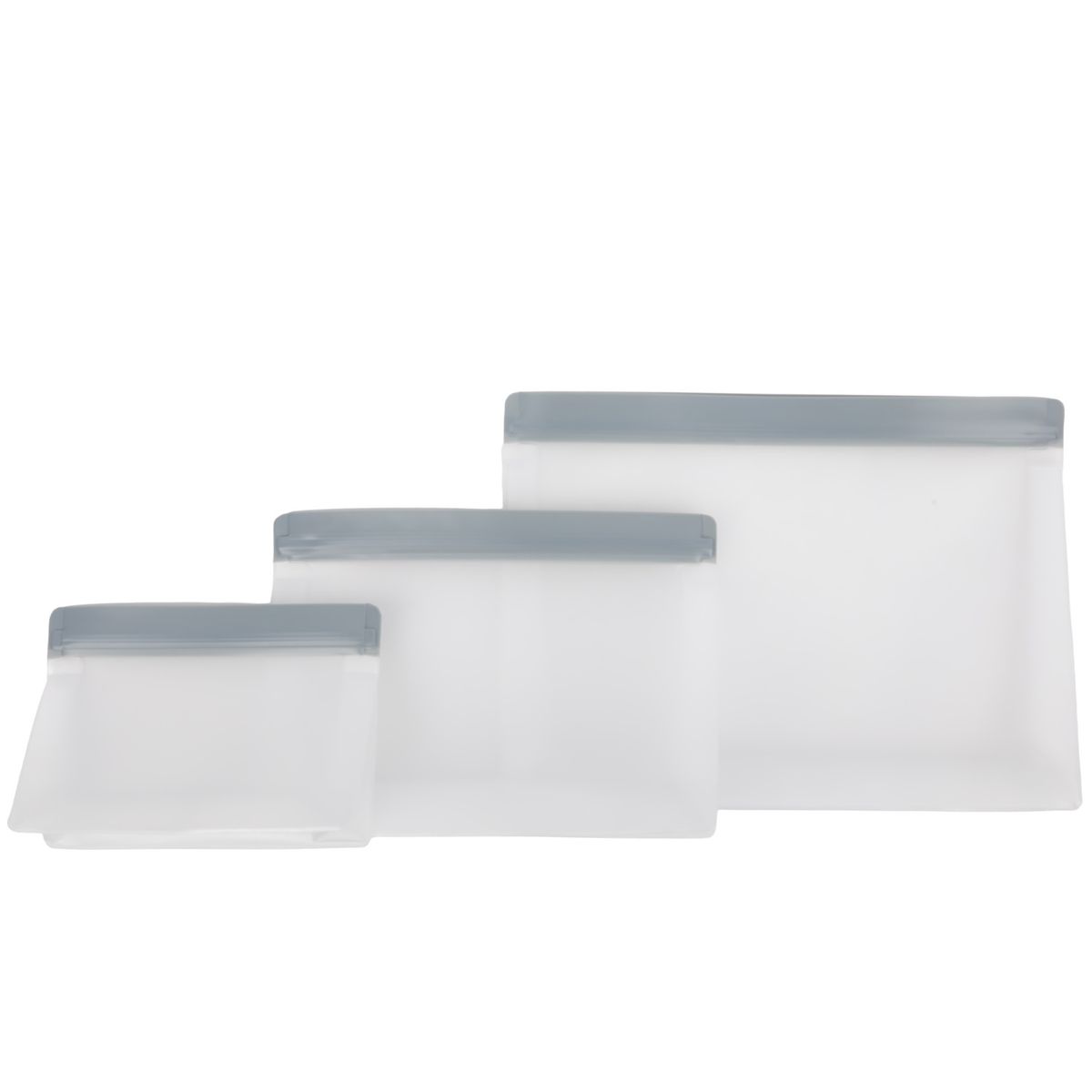 Conjunto com 3 Sacolas de Silicone Just Home Collection, marca Just Home Collection - Foto Principal