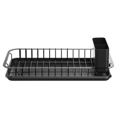 Escorredor de Louças Preto 23.5x42.5x12.8 Just Home Collection
