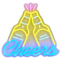 Placa de Neon Led Cheers Just Home Collection