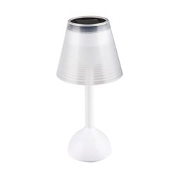 Luminária de Mesa Solar Branco Casa Bonita