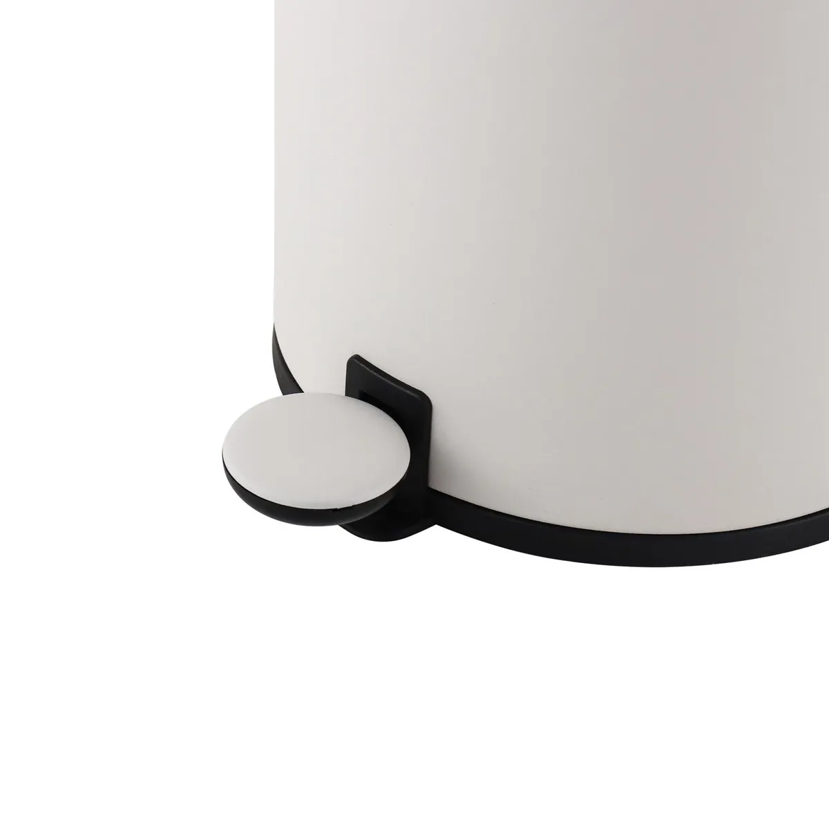 Lixeira Bamboo 5 Litros Branco Just Home Collection, marca Just Home Collection - Foto 2
