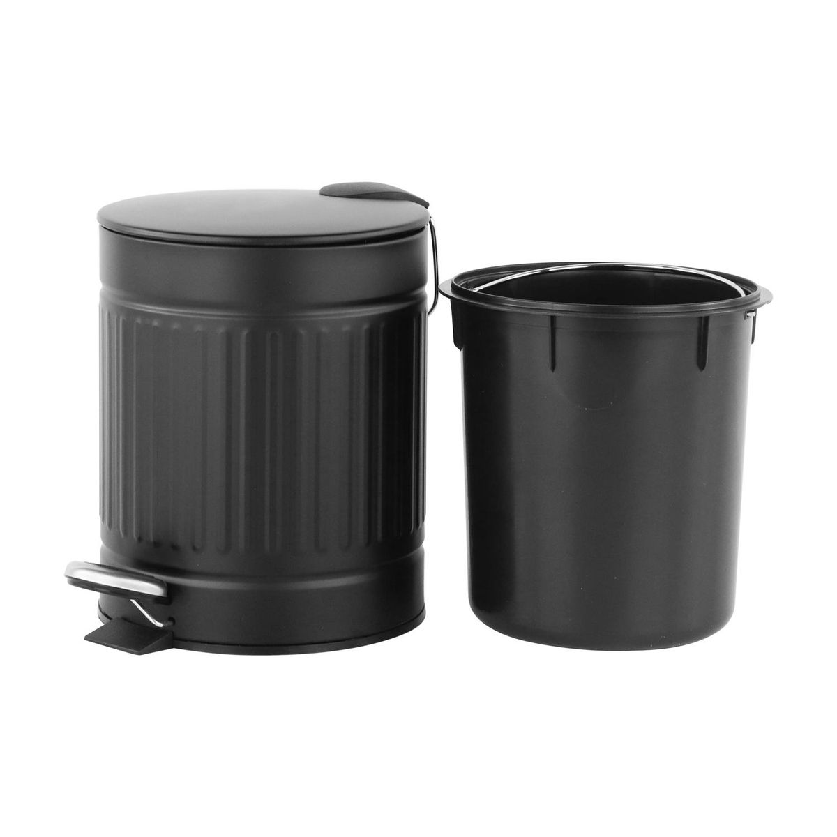 Lixeira Linea 5 Litros Preto Just Home Collection, marca Just Home Collection - Foto Principal