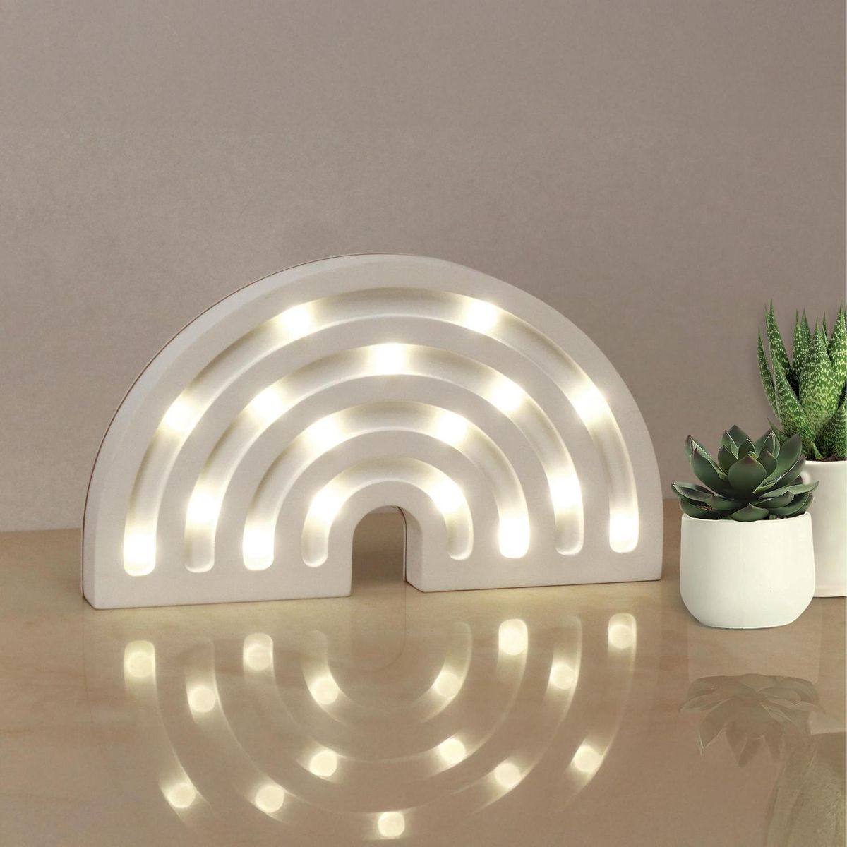 Placa de Arco Deco Led Branco Just Home Collection, marca Just Home Collection - Foto 2