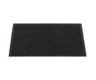 Capacho Lavabo Pvc Str 45x75 Preto e Azul Casa Bonita