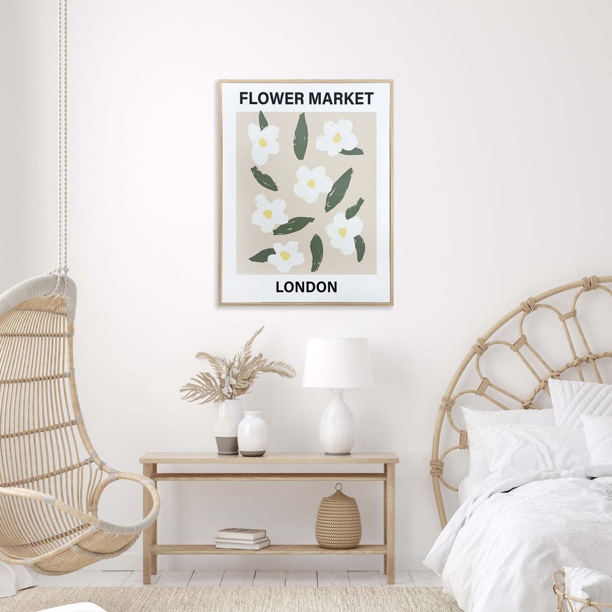 Quadro Flor 5 30x40 Just Home Collection, marca Just Home Collection - Foto 2