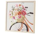 Quadro Bici Flor 1 50x50 Just Home Collection