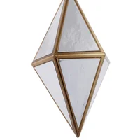 Enfeite Diamante Prata 15Cm