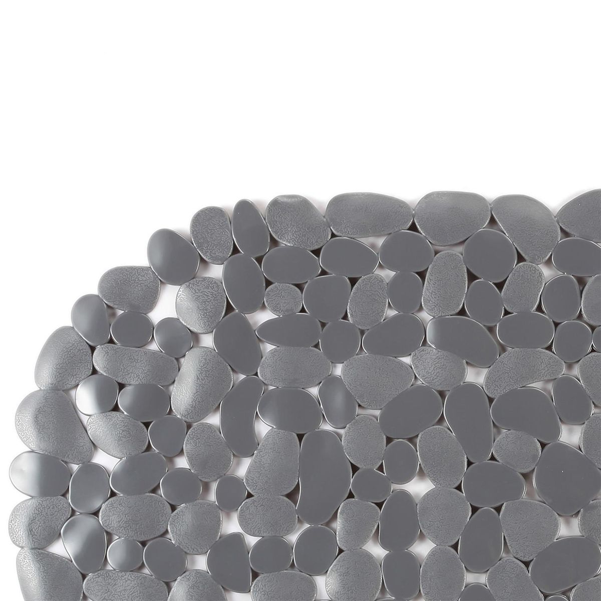 Tapete Banheiro Antiderrapante Piedra 36x67 Cinza Just Home Collection, marca Just Home Collection - Foto 2